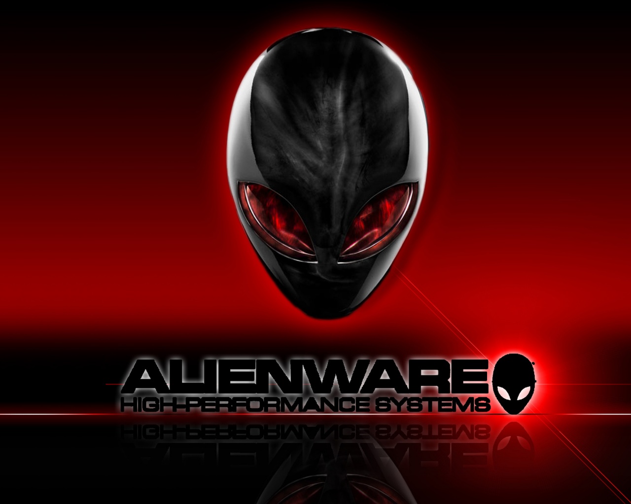 Alienware Computer Red And Black