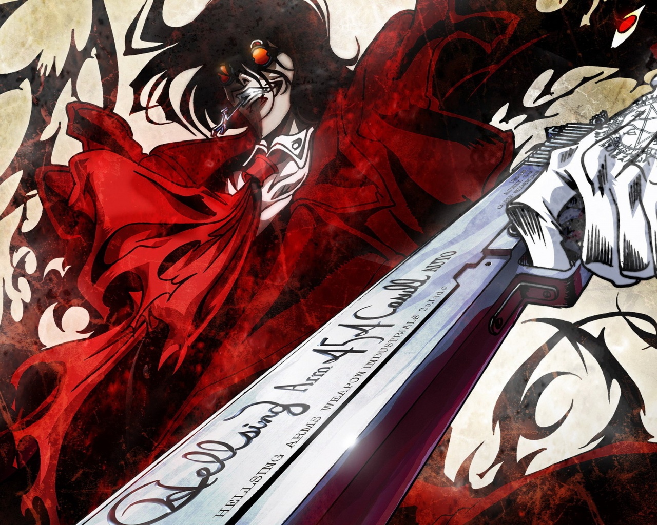 Alucard Hellsing Weapons Kava Digel Gun Vampire