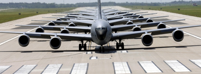 American Transport Planes Take Off