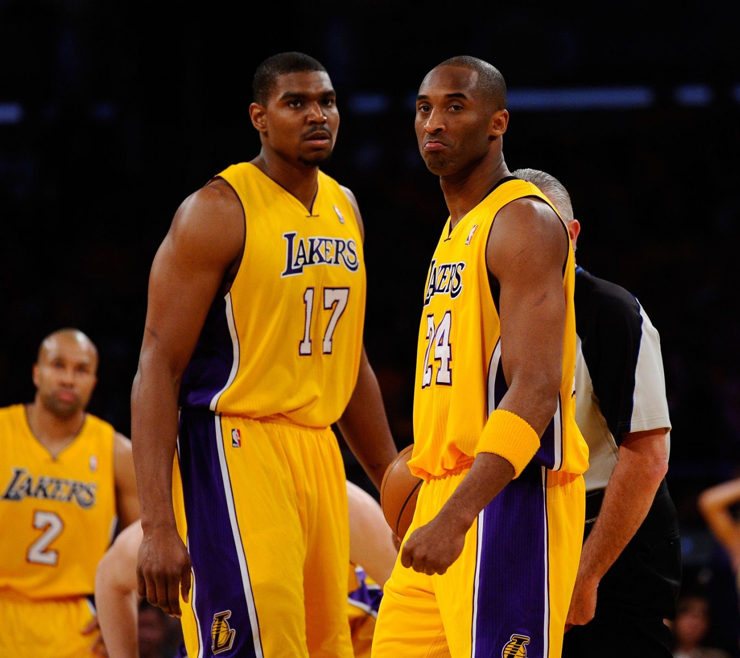 Andrew Bynum Kobe Bryant Los Angeles Lakers