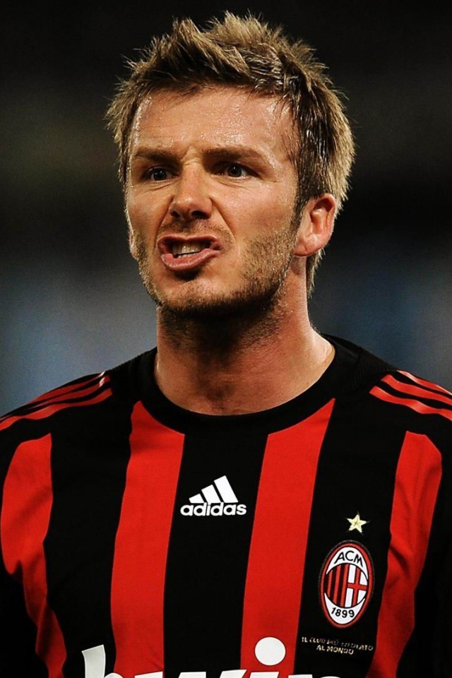 Angry David Beckham