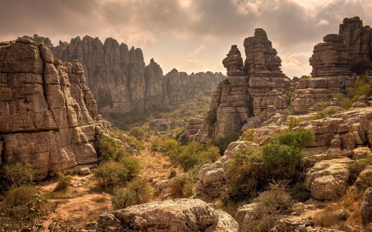 Antequera Park Spain Torcal Natural Landscapes