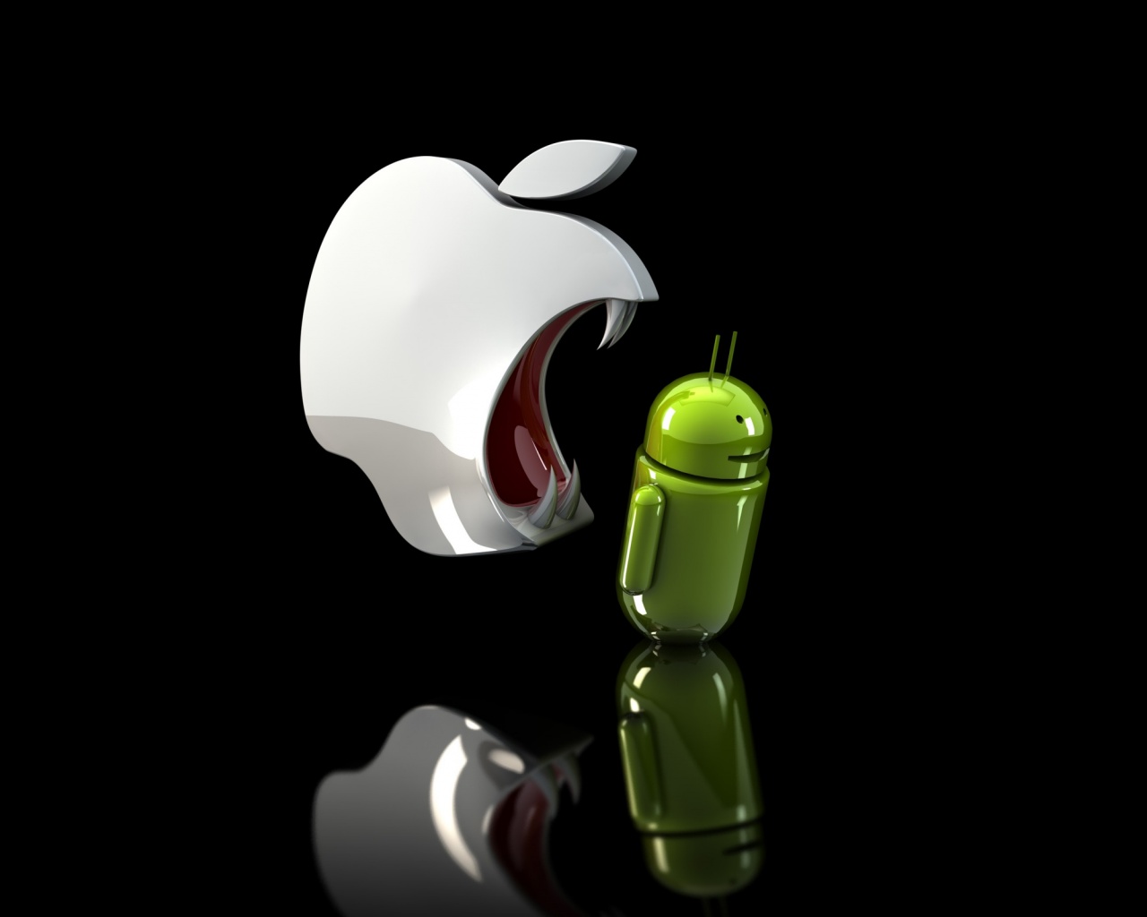 Apple Eats Android