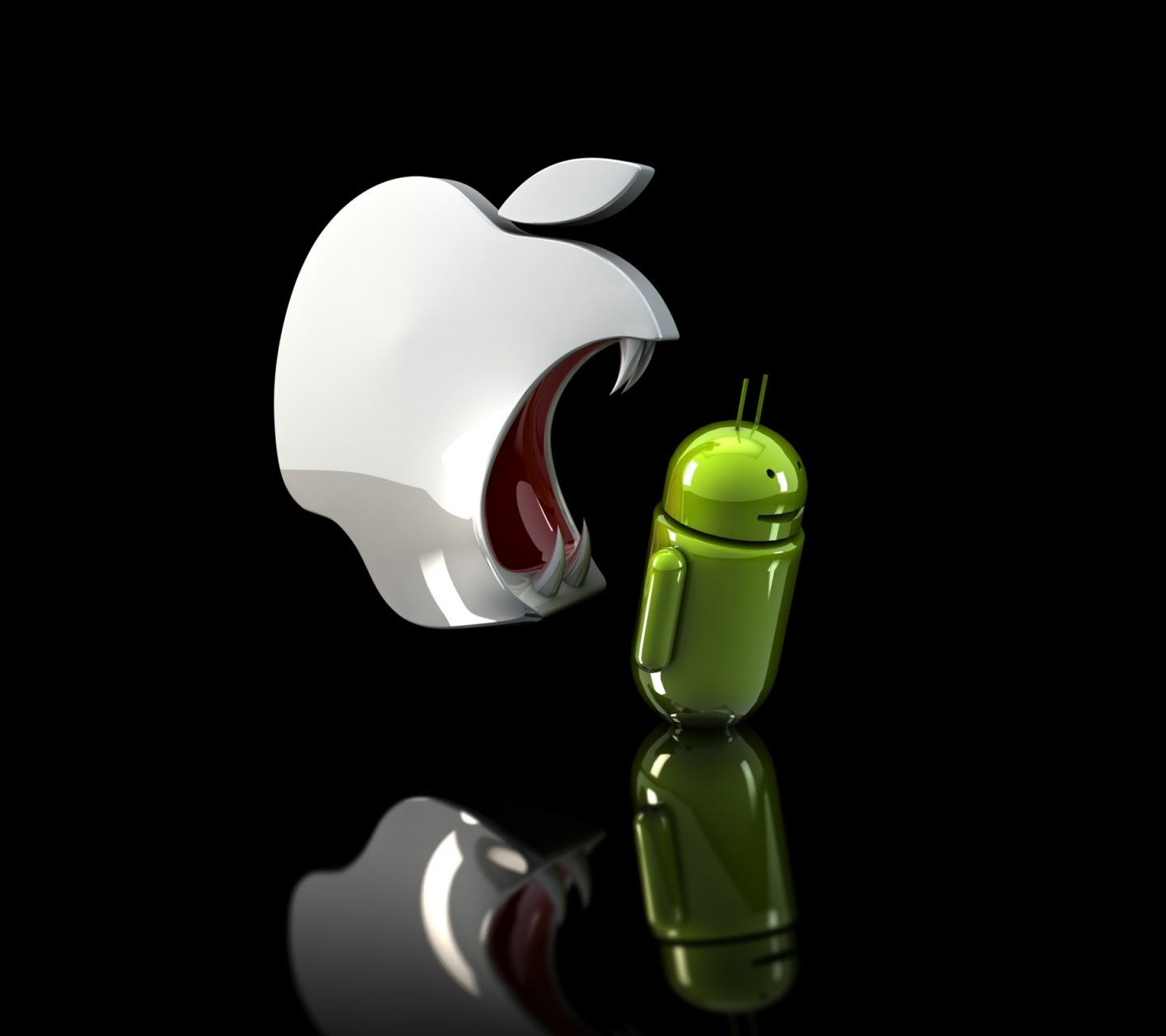 Apple Eats Android