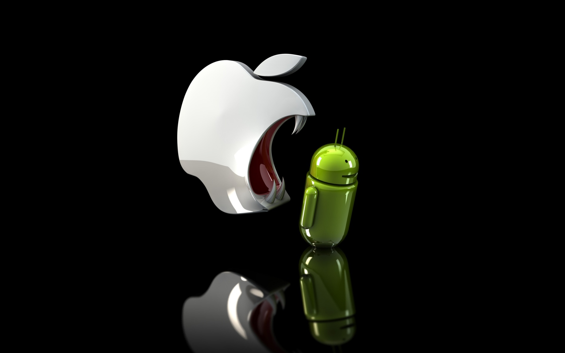 Apple Eats Android