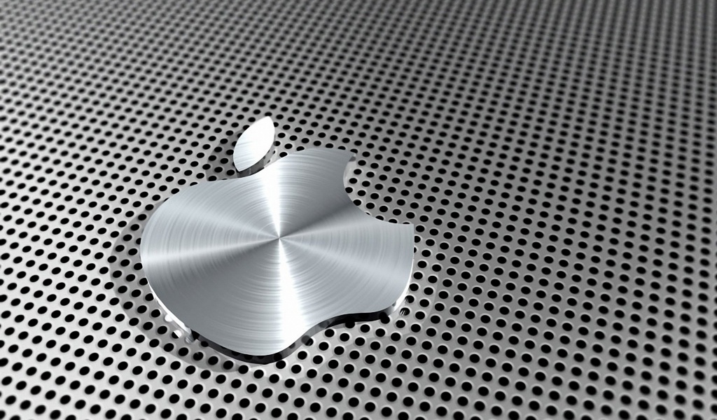 Apple Logo Stainless Steel Computer