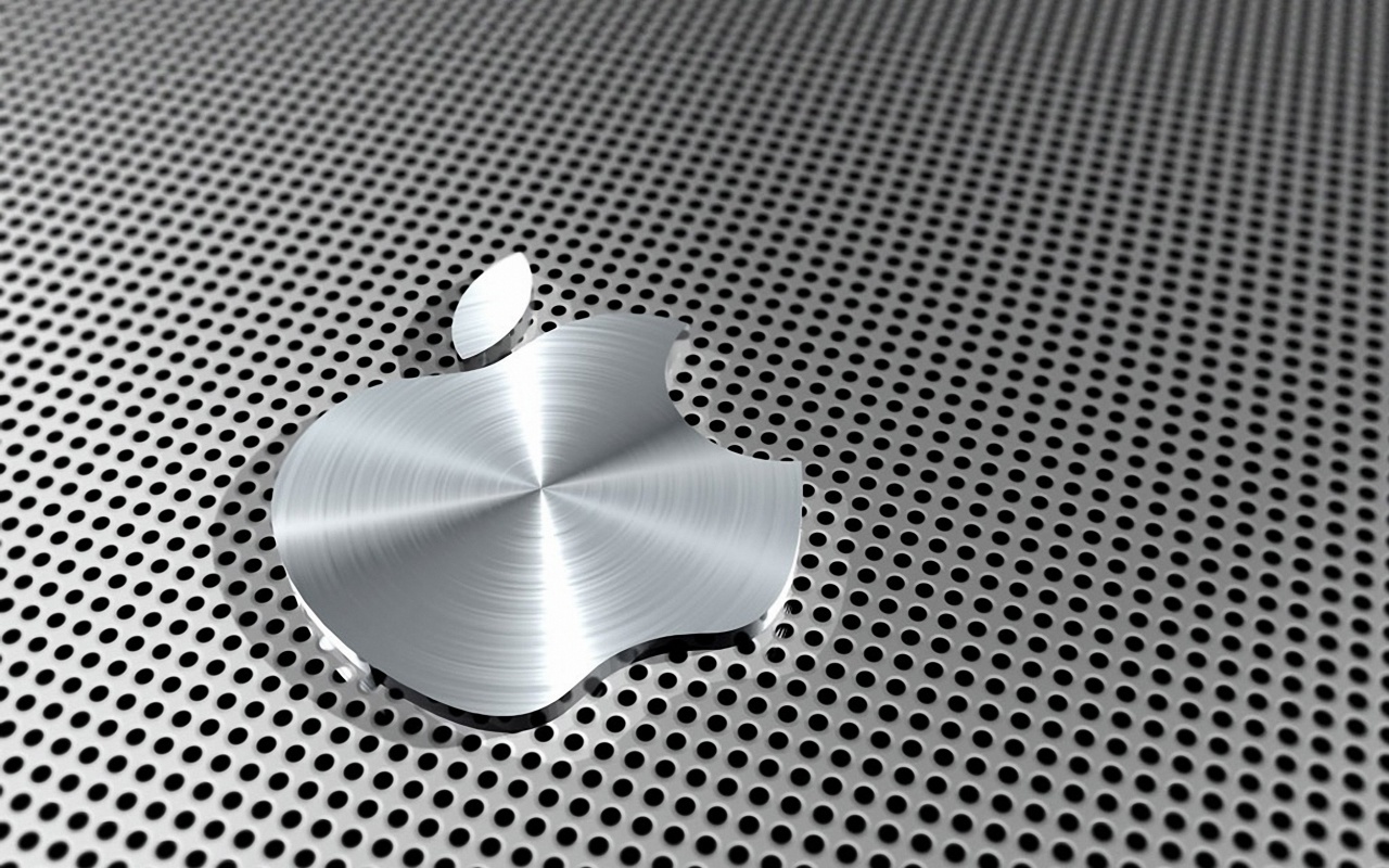 Apple Logo Stainless Steel Computer