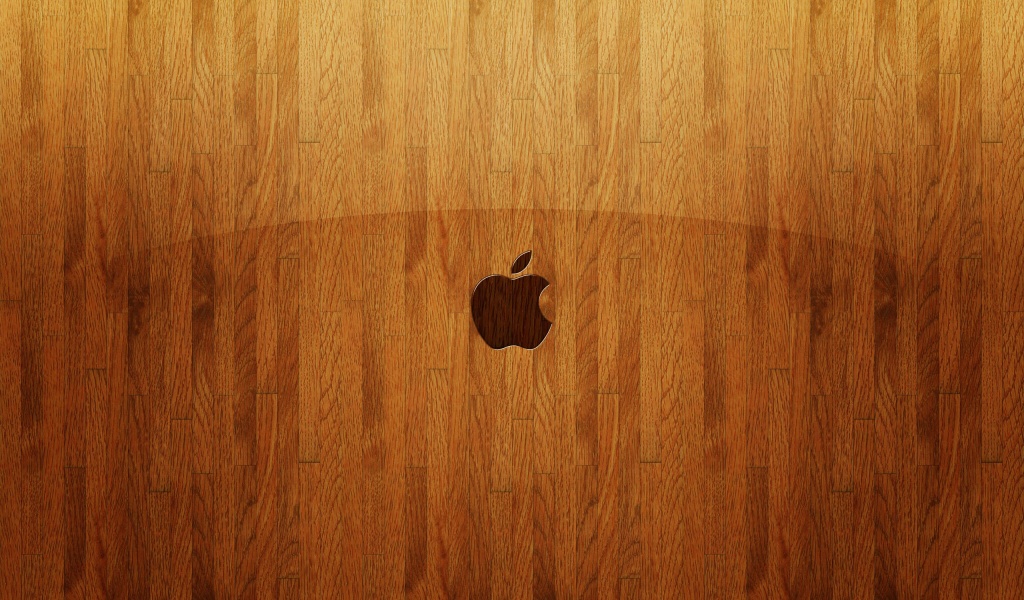 Apple Think Different Wood Background Computer