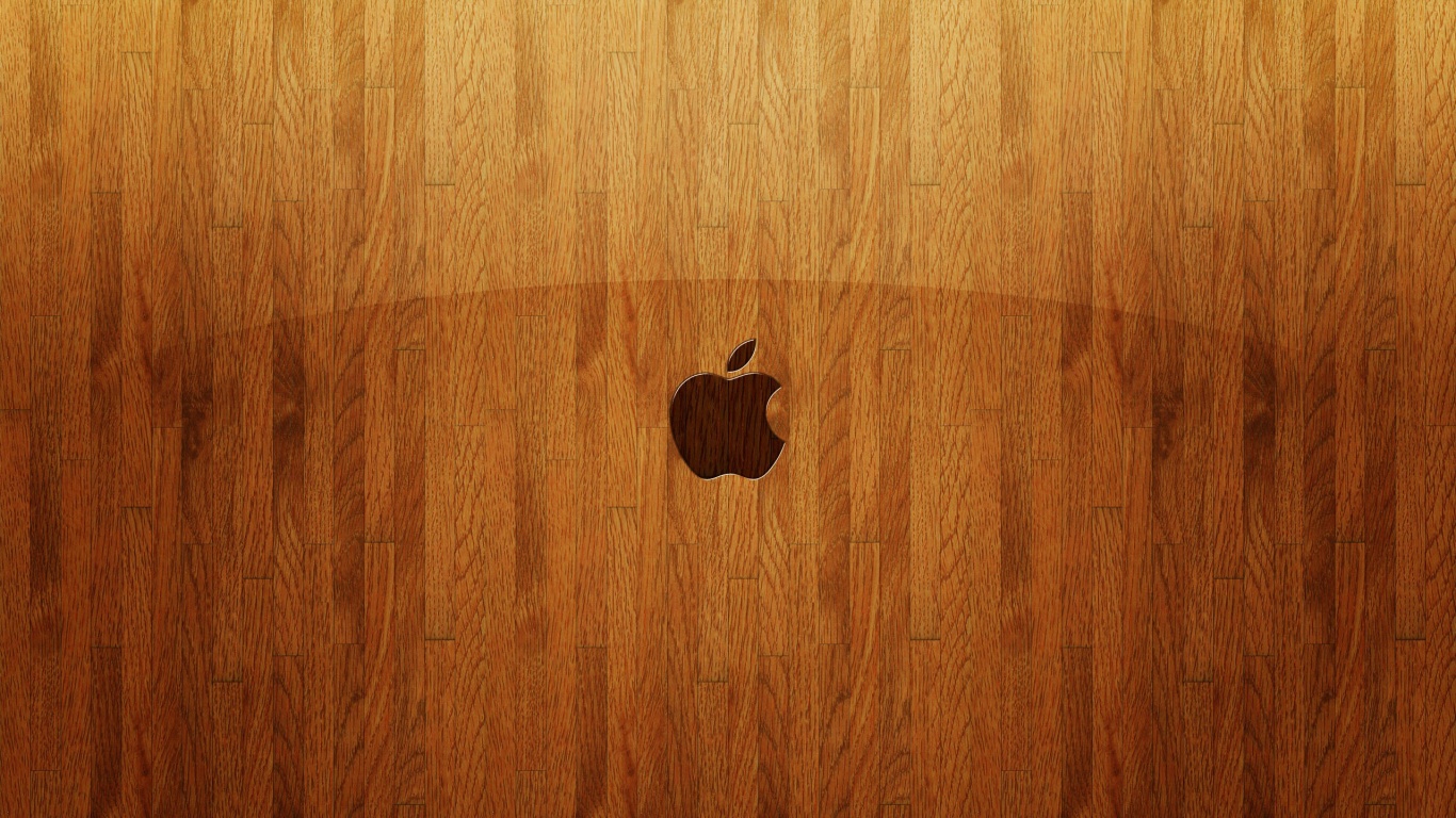 Apple Think Different Wood Background Computer