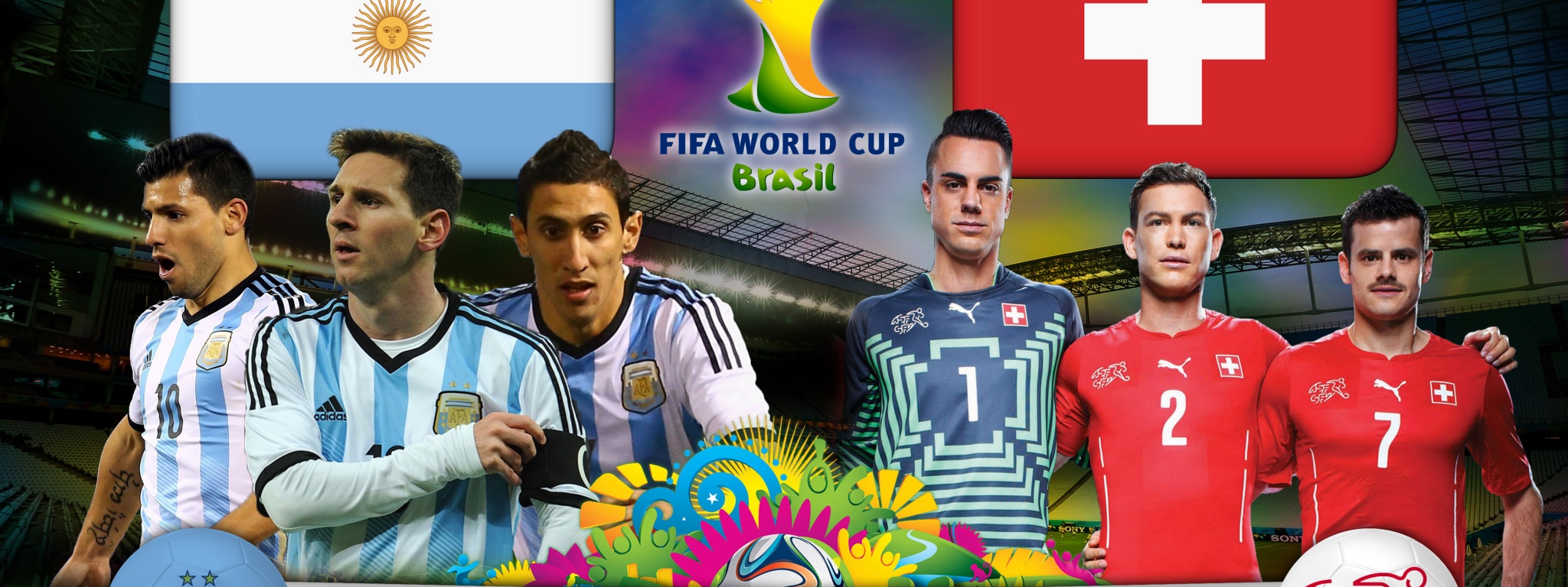 Argentina Vs Switzerland 2014 WC