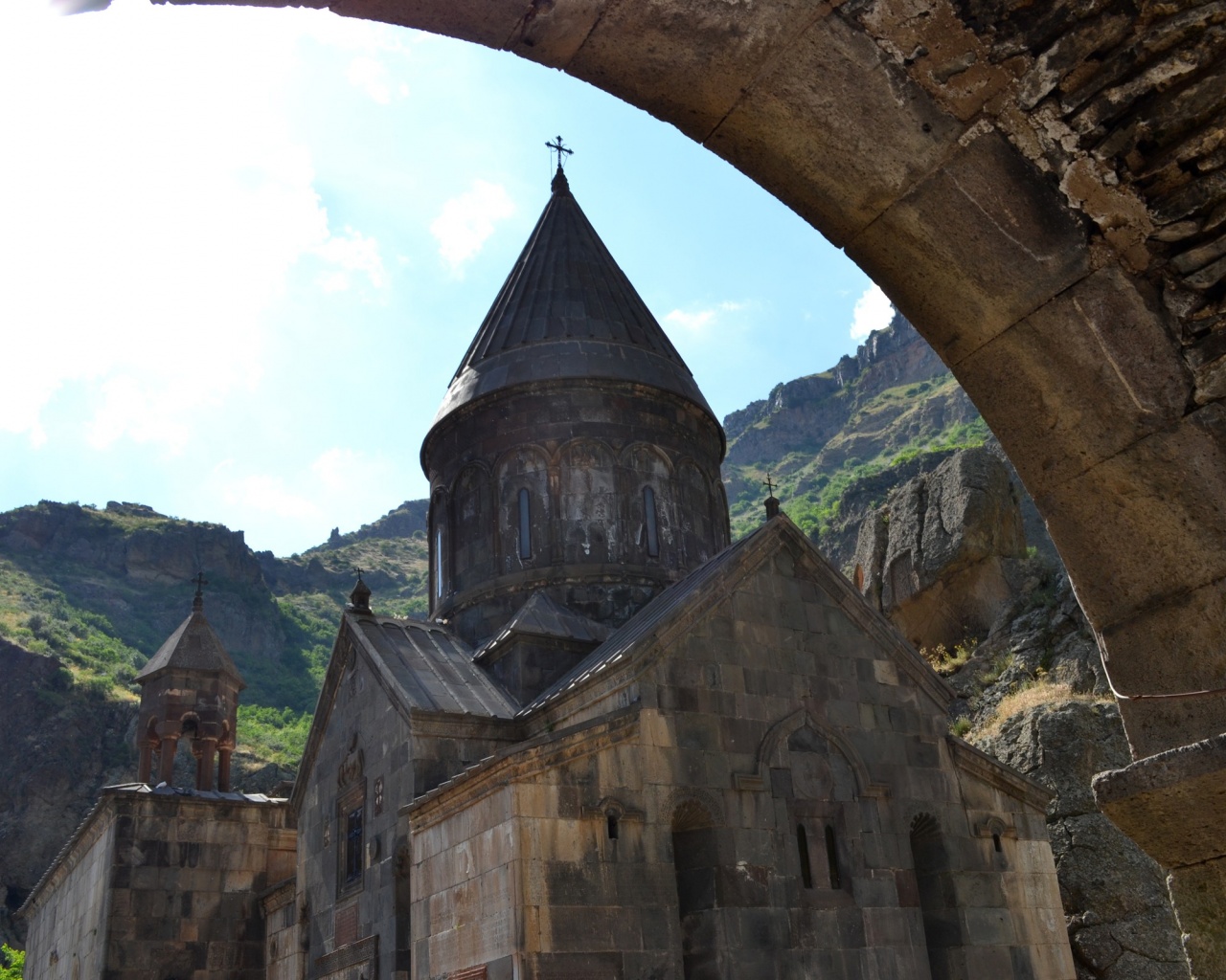 Armenia Church Mountains Rock Building