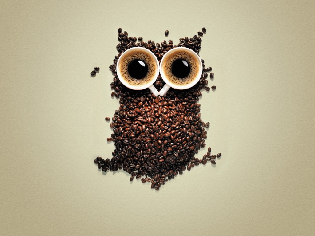 Artistic Coffee Funny Owls