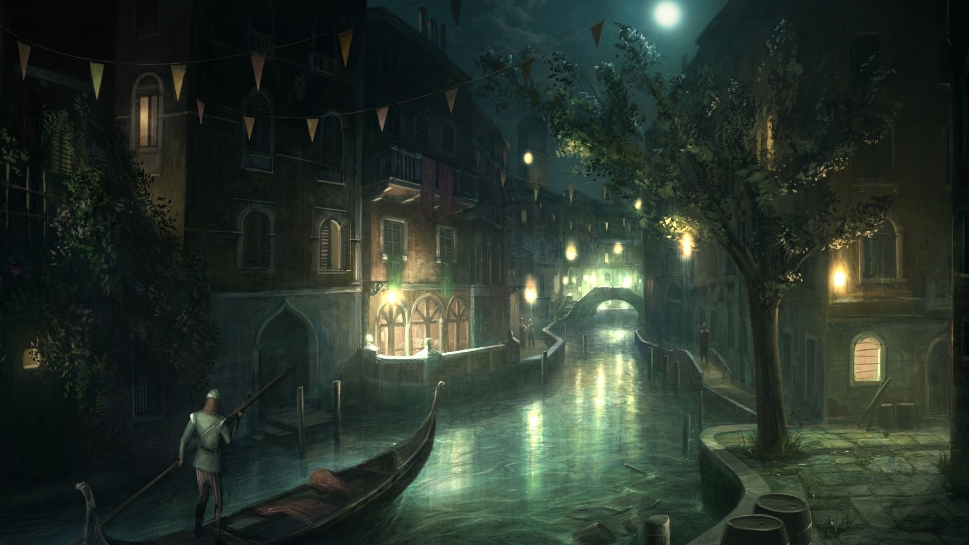 Assassins Creed City Venice Gondola