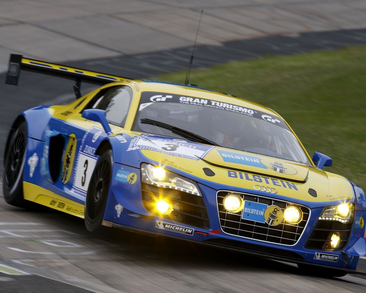 Audi R8 Nurburgring 24 Hour Race Motor Racing