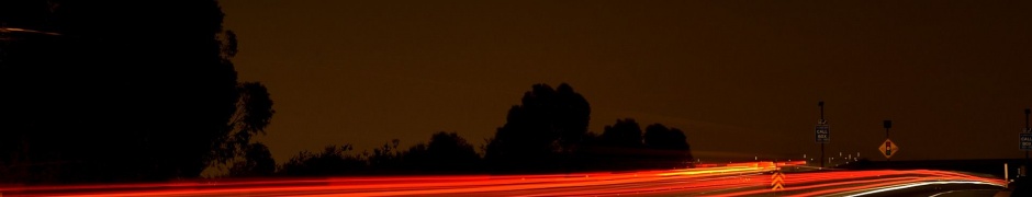 Autobahn Lights Night