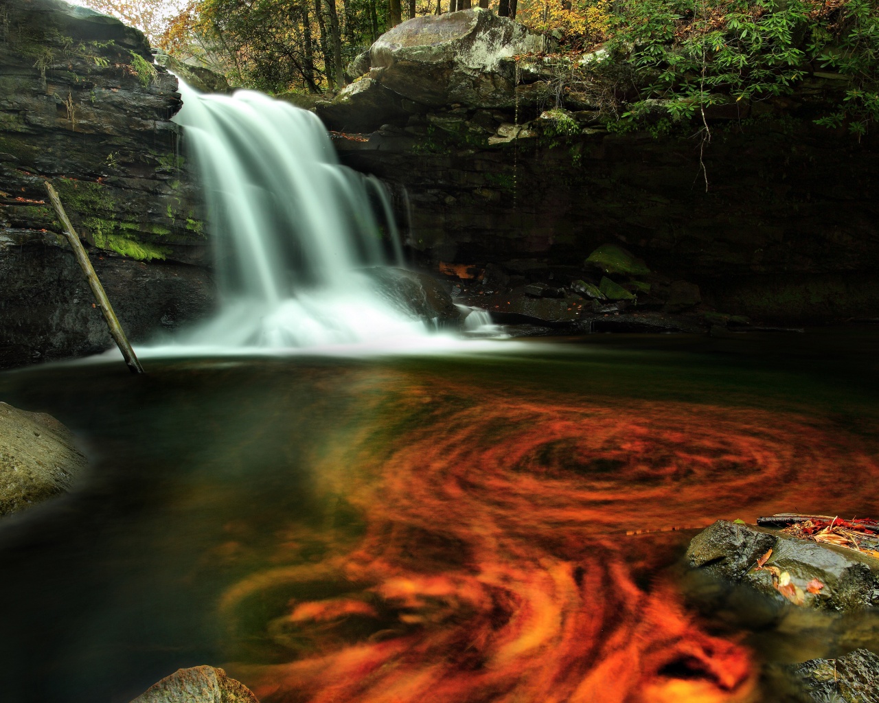 Autumn Waterfall