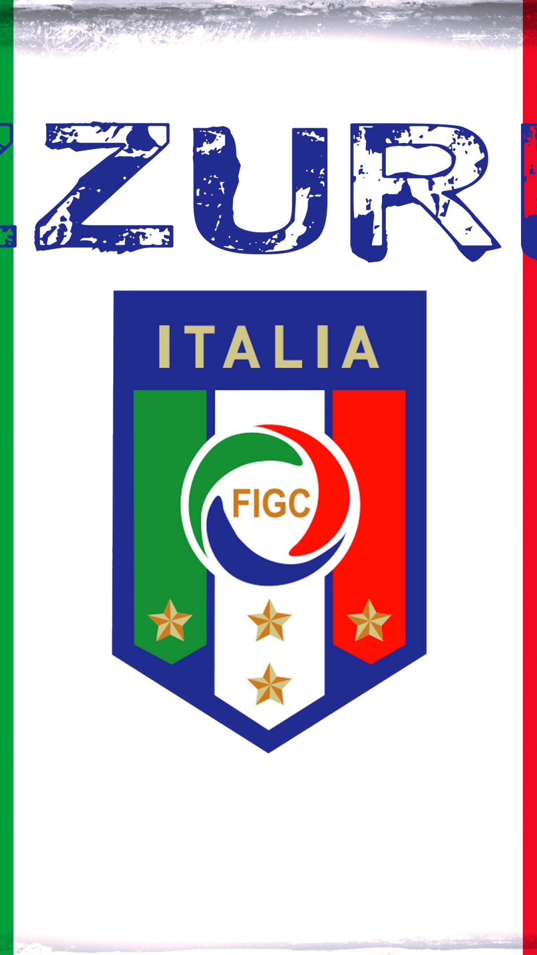 Azzurri Italia Football Crest Logo