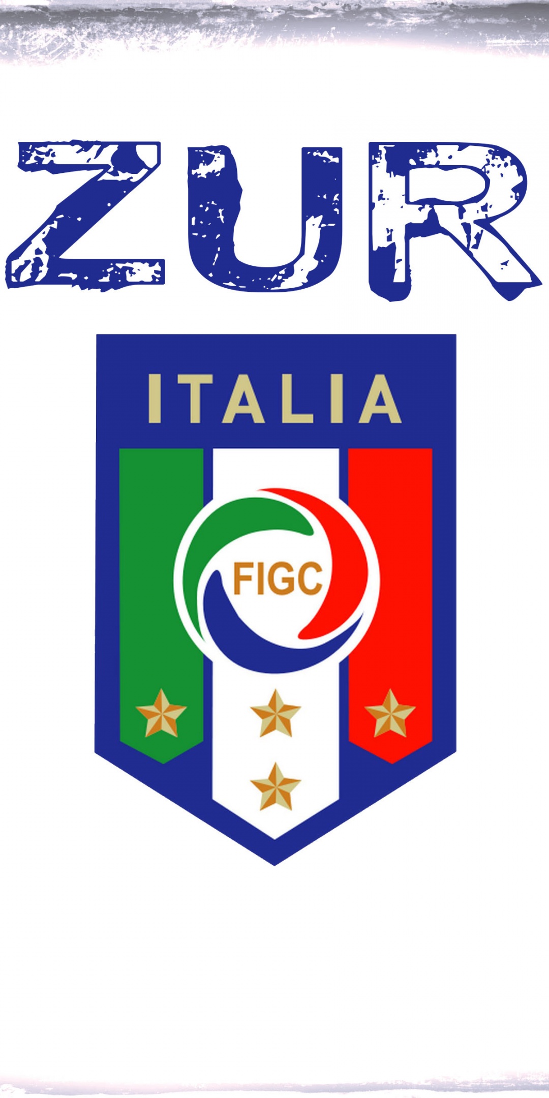 Azzurri Italia Football Crest Logo