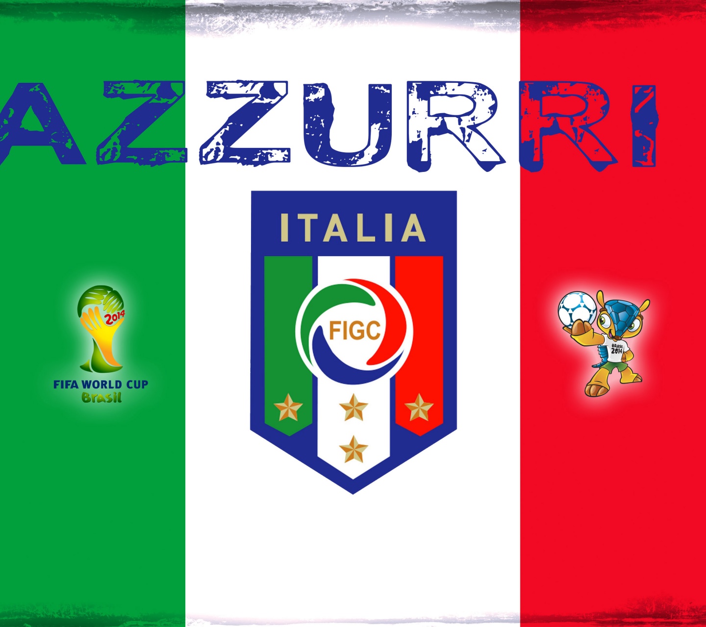 Azzurri Italia Football Crest Logo