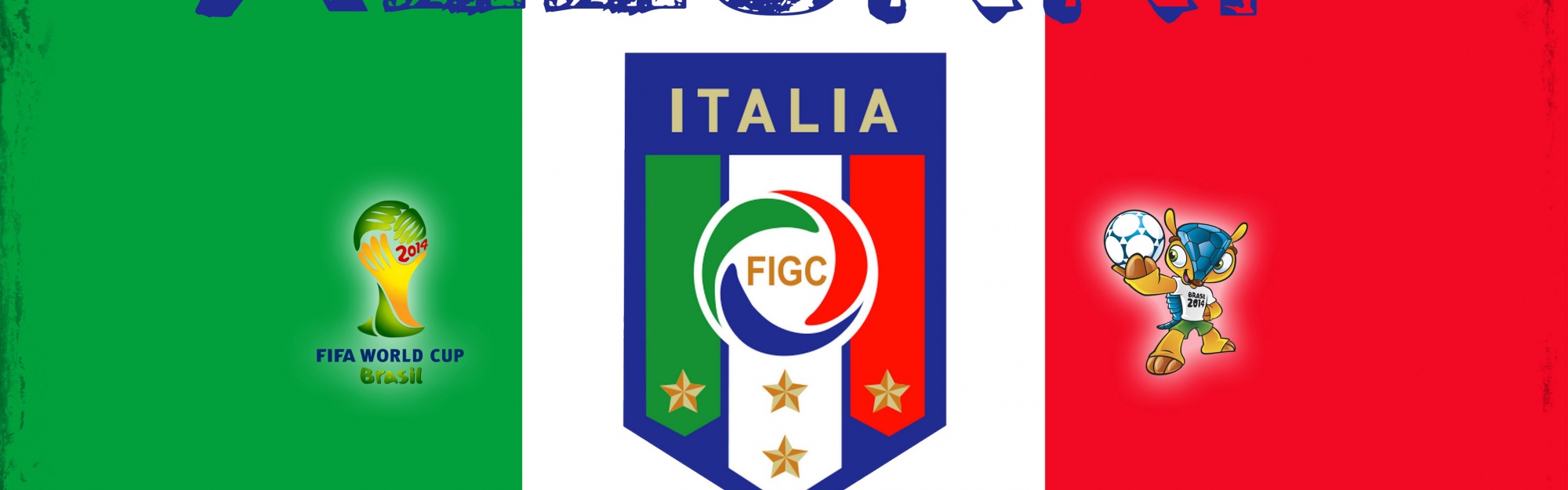 Azzurri Italia Football Crest Logo