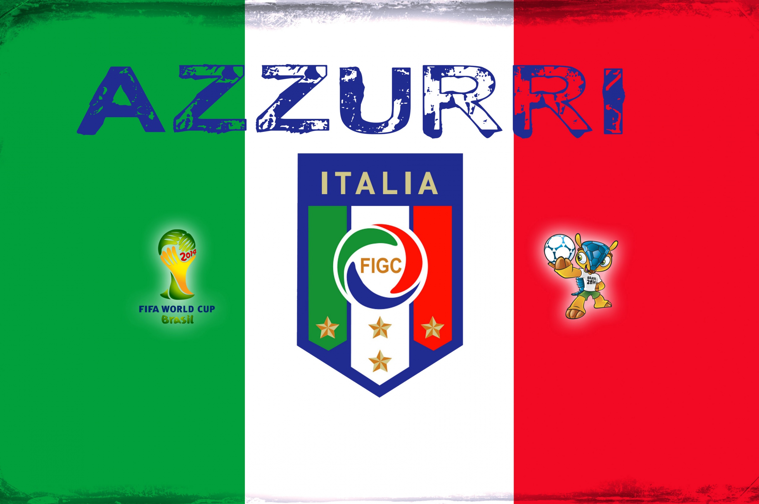 Azzurri Italia Football Crest Logo