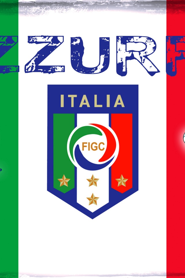 Azzurri Italia Football Crest Logo