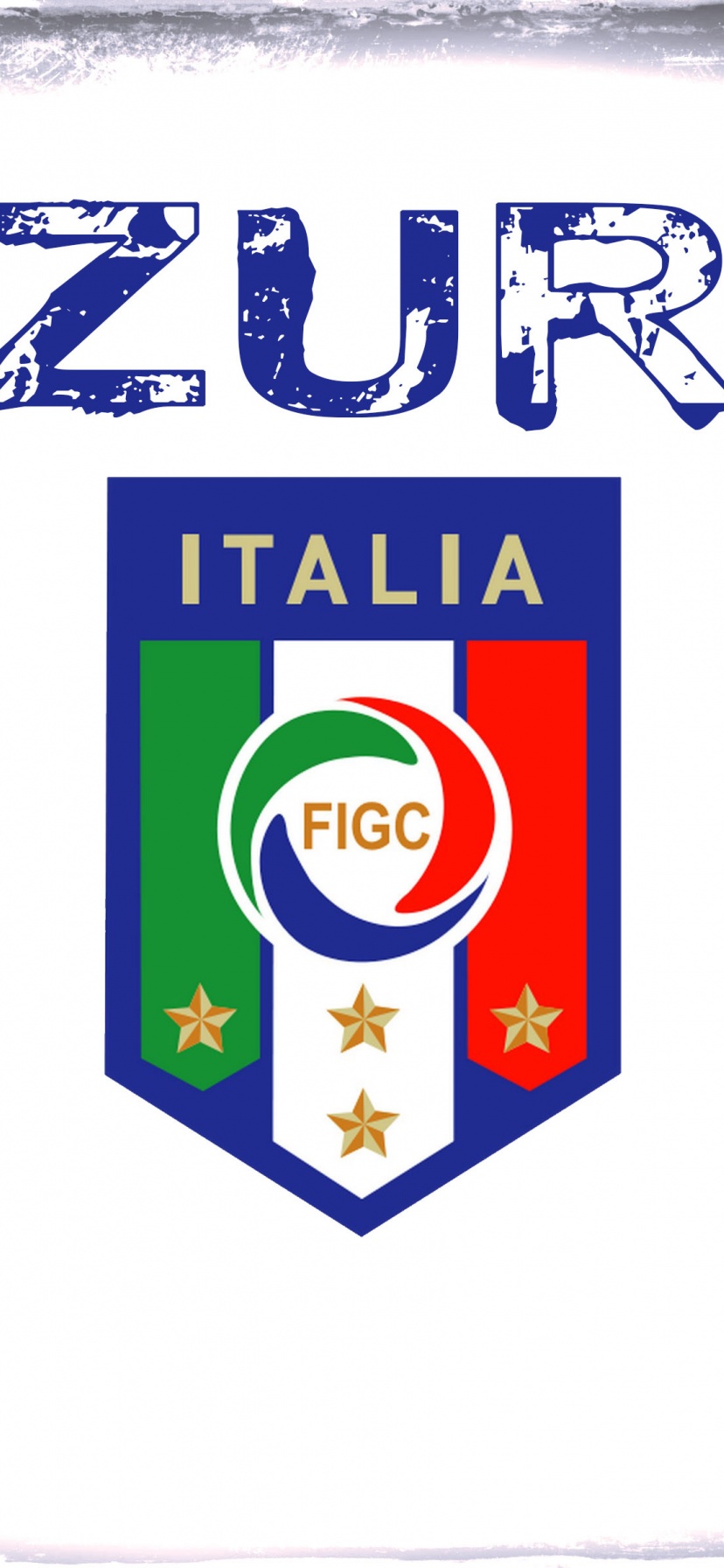 Azzurri Italia Football Crest Logo