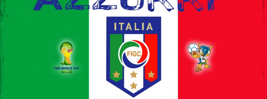 Azzurri Italia Football Crest Logo