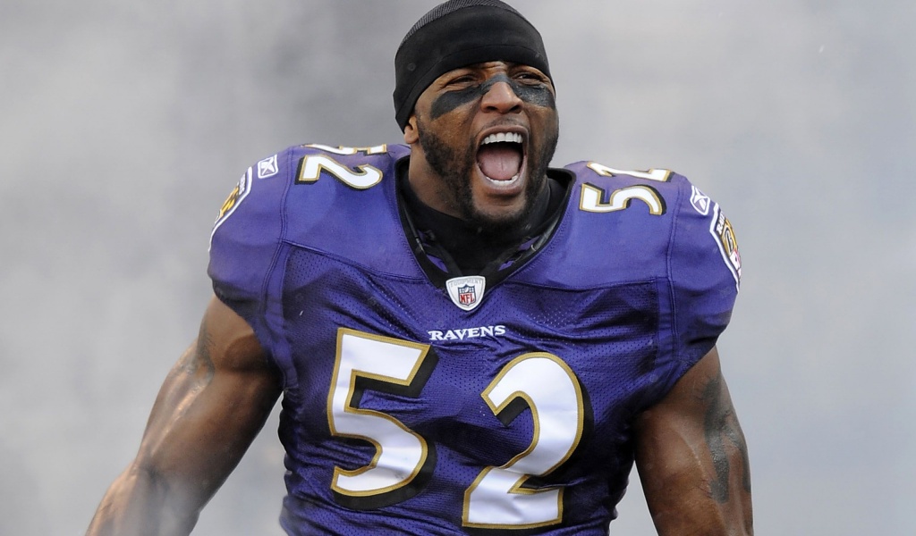 Baltimore Ravens American Football Team Ray Lewis