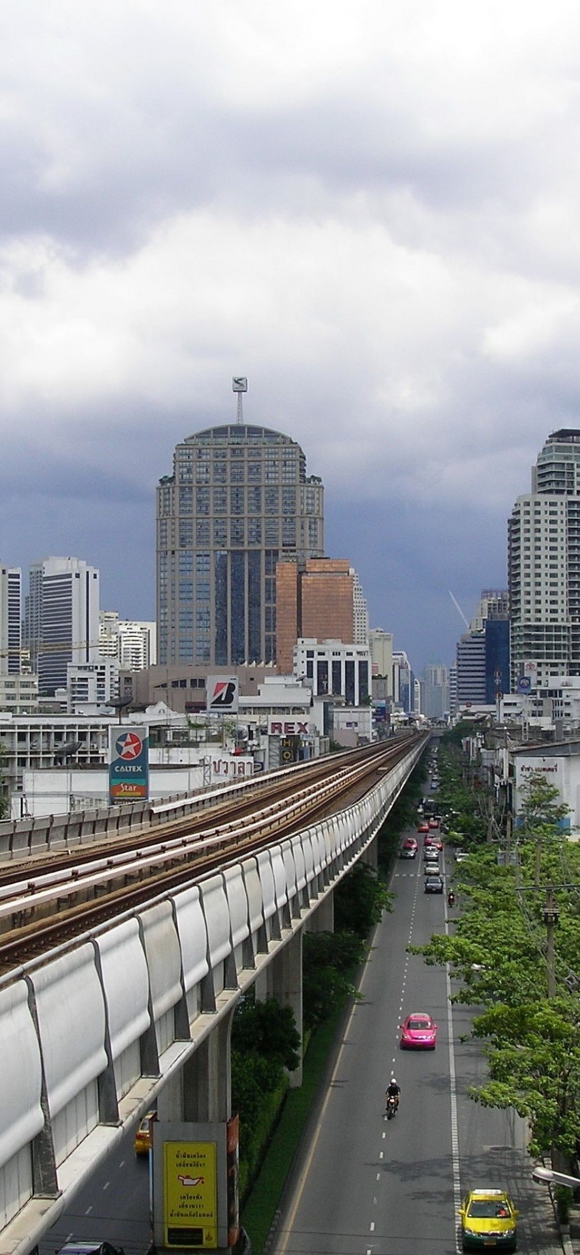 Bangkok Skytrain Bts Station Phrom Phong Vadhana Bangkok Thailand