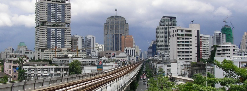 Bangkok Skytrain Bts Station Phrom Phong Vadhana Bangkok Thailand