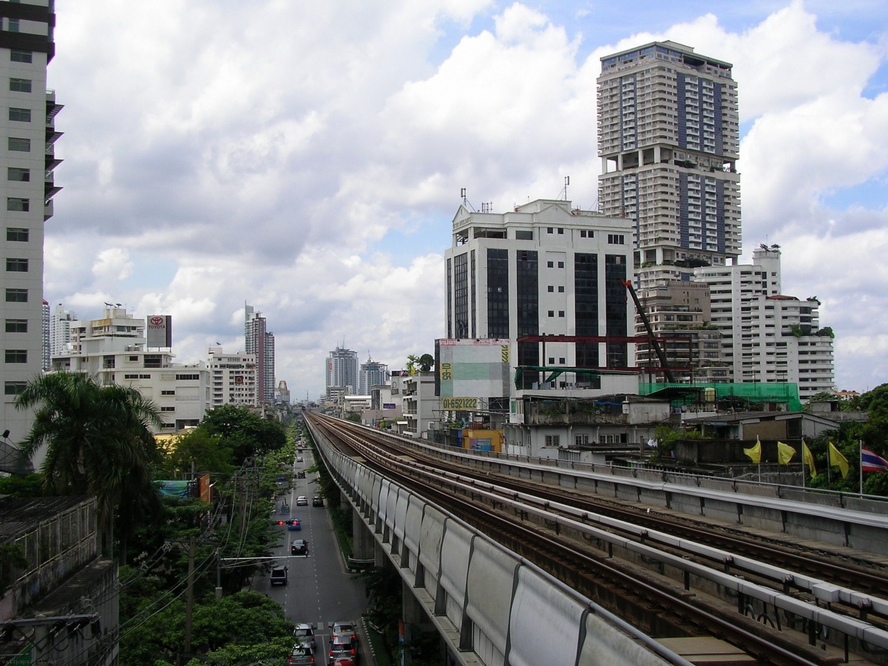 Bangkok Skytrain Bts Station Thailand