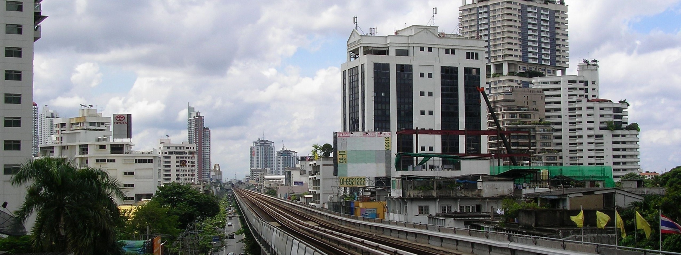 Bangkok Skytrain Bts Station Thailand