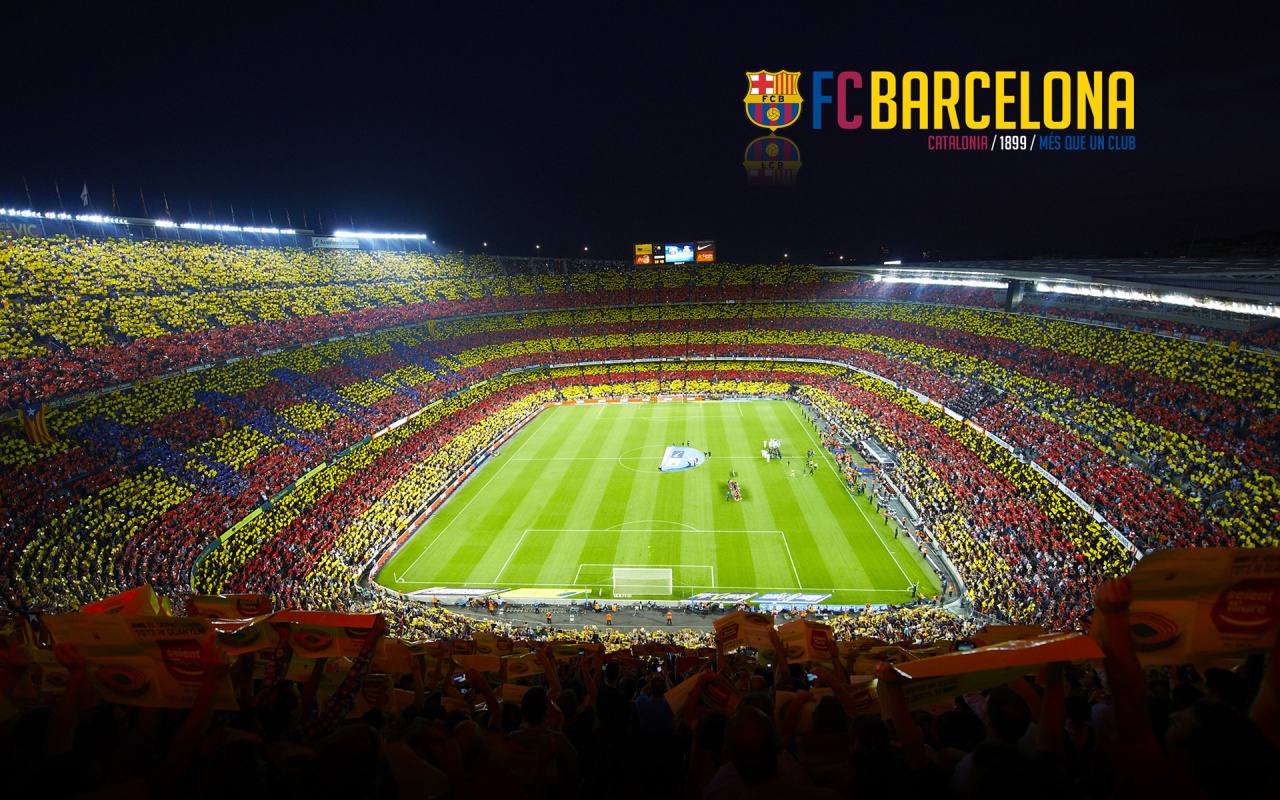 Barca Nou Camp Stadium Choreography