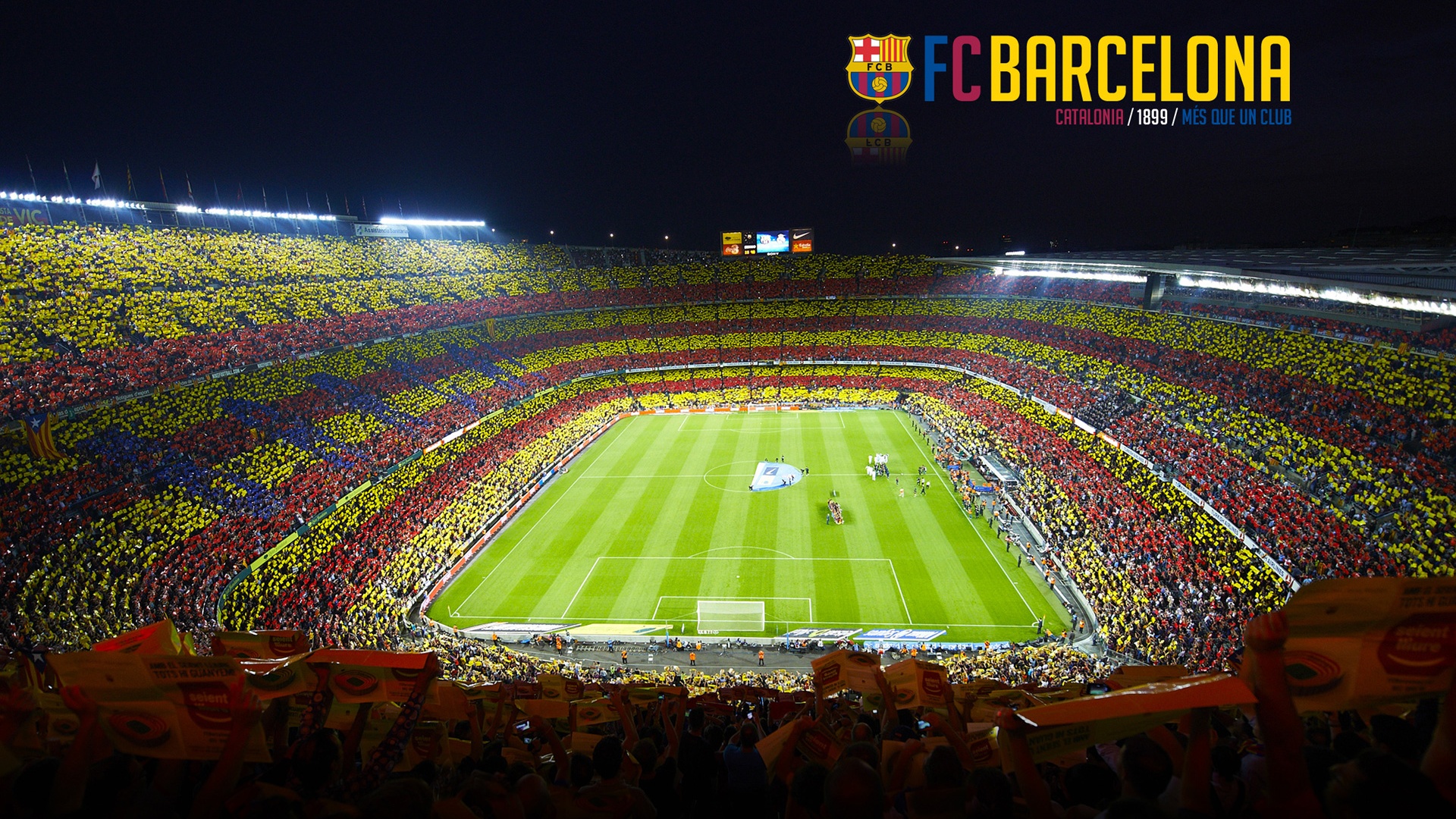 Barca Nou Camp Stadium Choreography