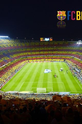 Barca Nou Camp Stadium Choreography