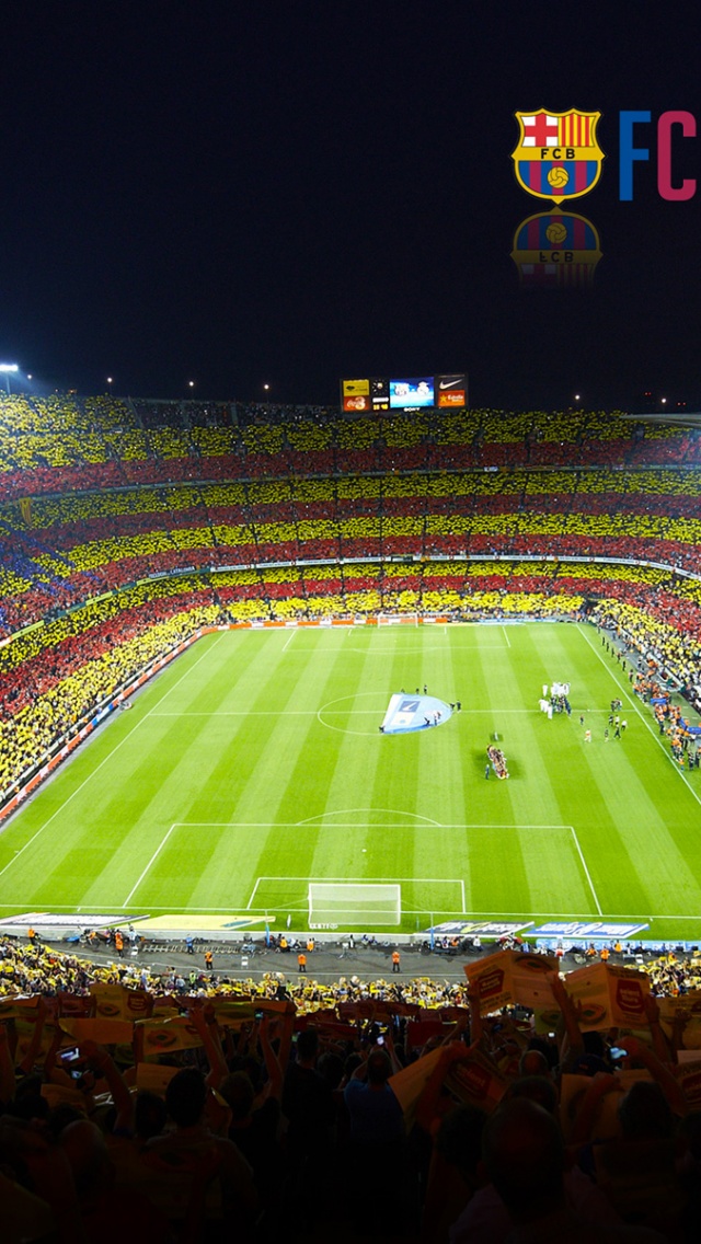 Barca Nou Camp Stadium Choreography