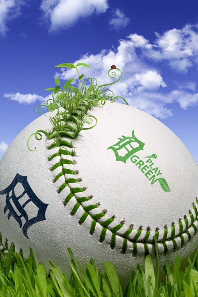 Baseball 3D Play Green Sports