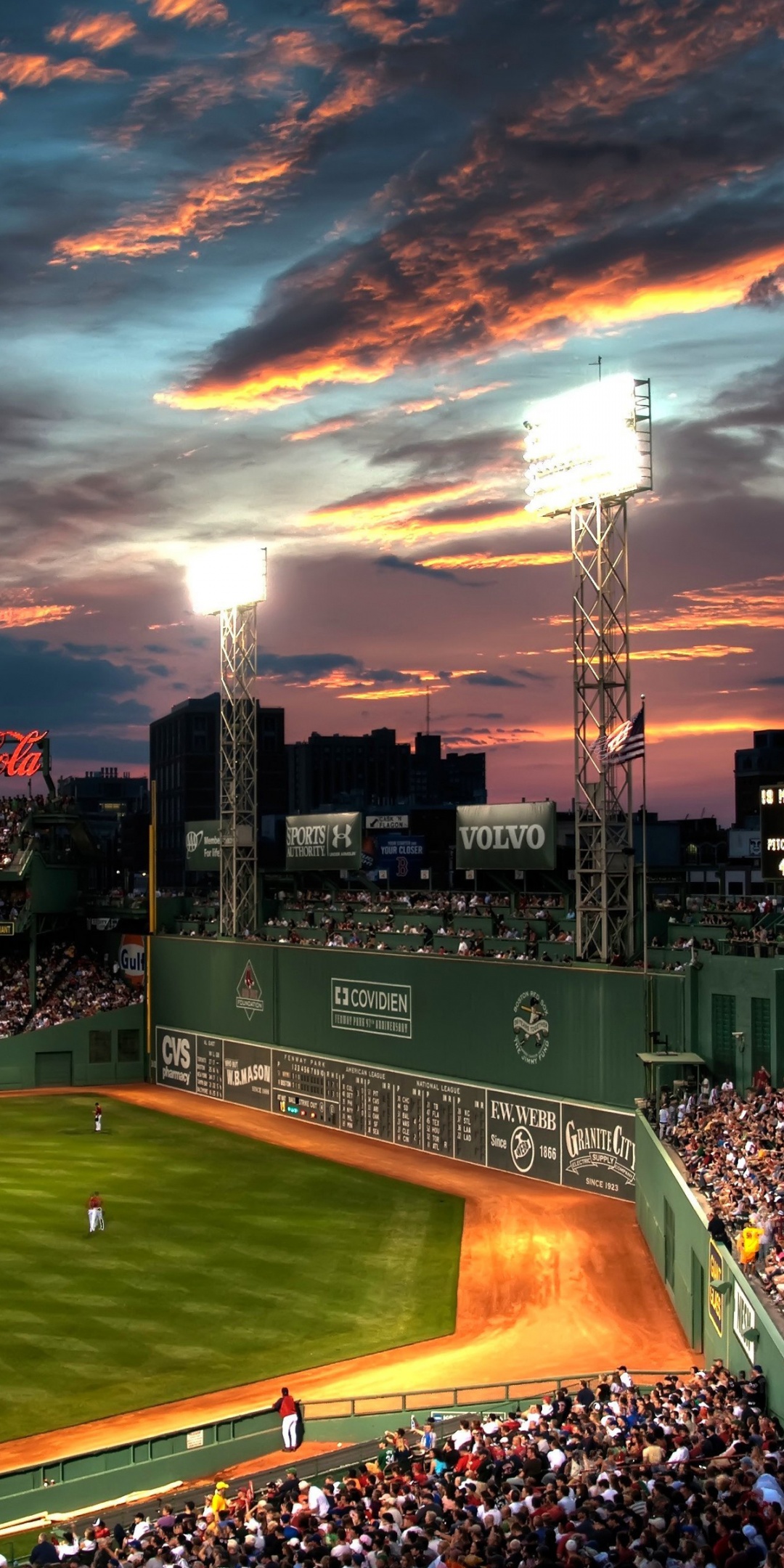 Baseball Game At Fenway Park