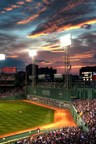 Baseball Game At Fenway Park