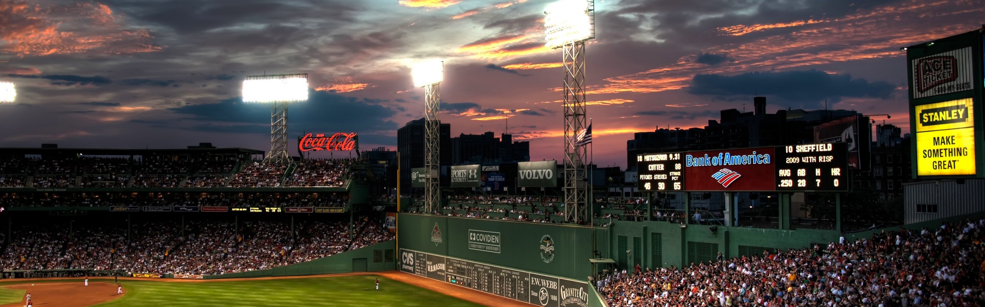 Baseball Game At Fenway Park