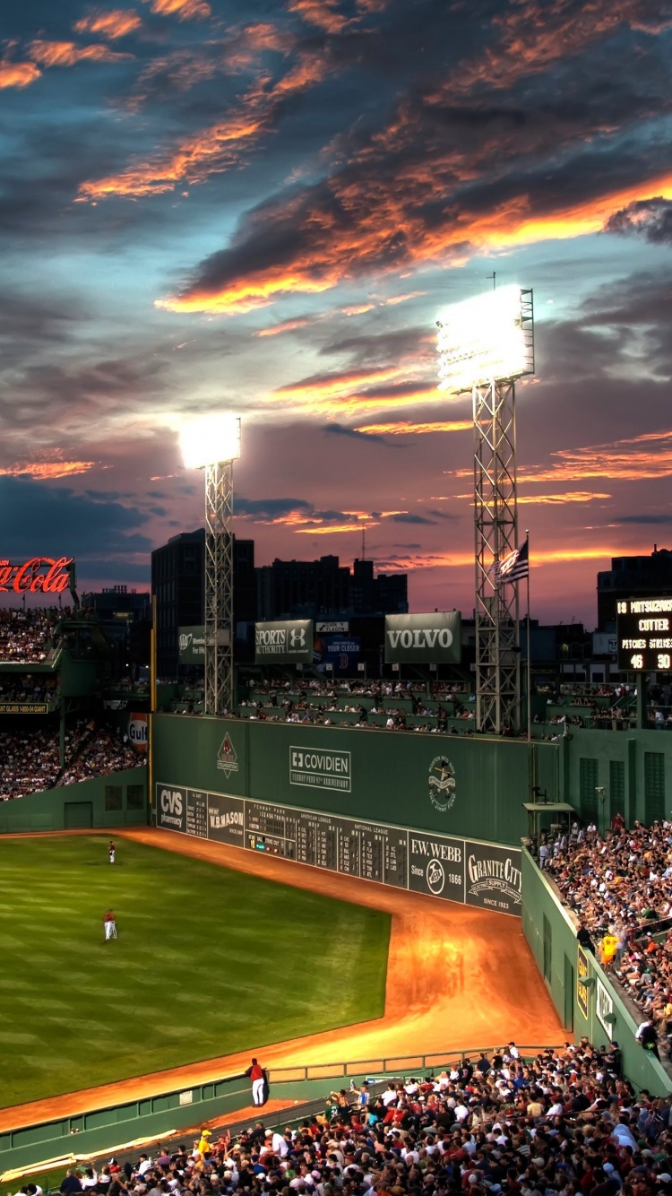 Baseball Game At Fenway Park