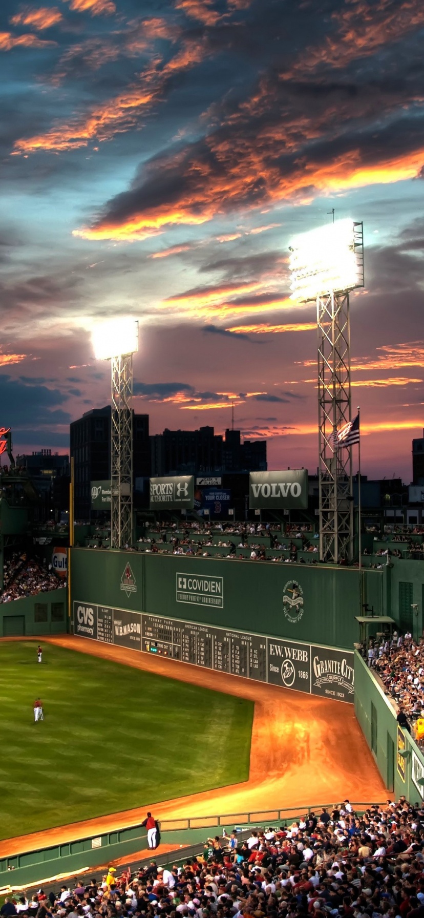 Baseball Game At Fenway Park