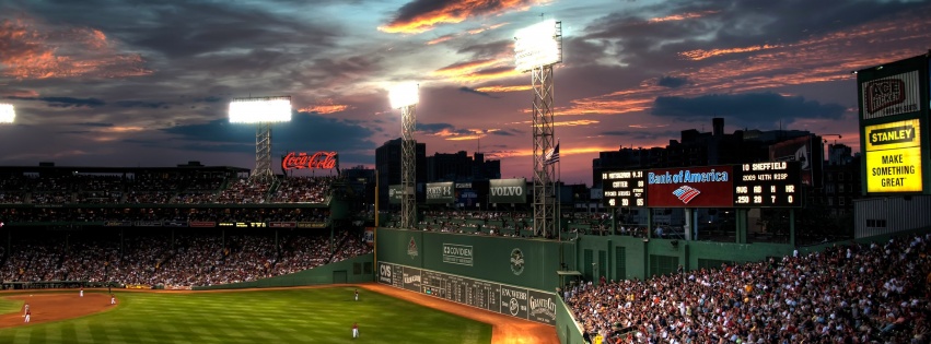 Baseball Game At Fenway Park