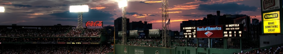 Baseball Game At Fenway Park