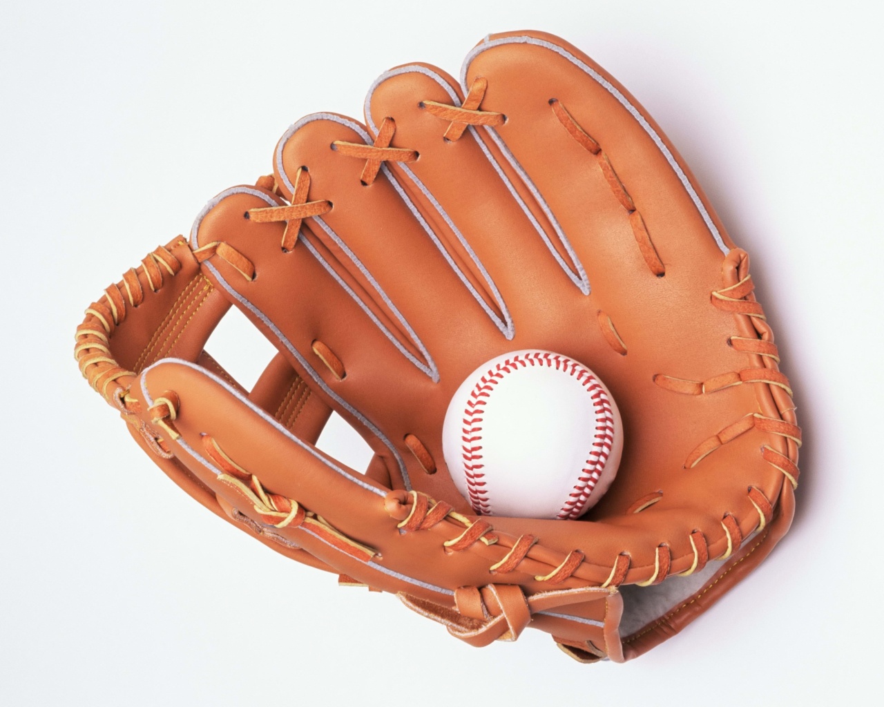 Baseball Glove And Ball