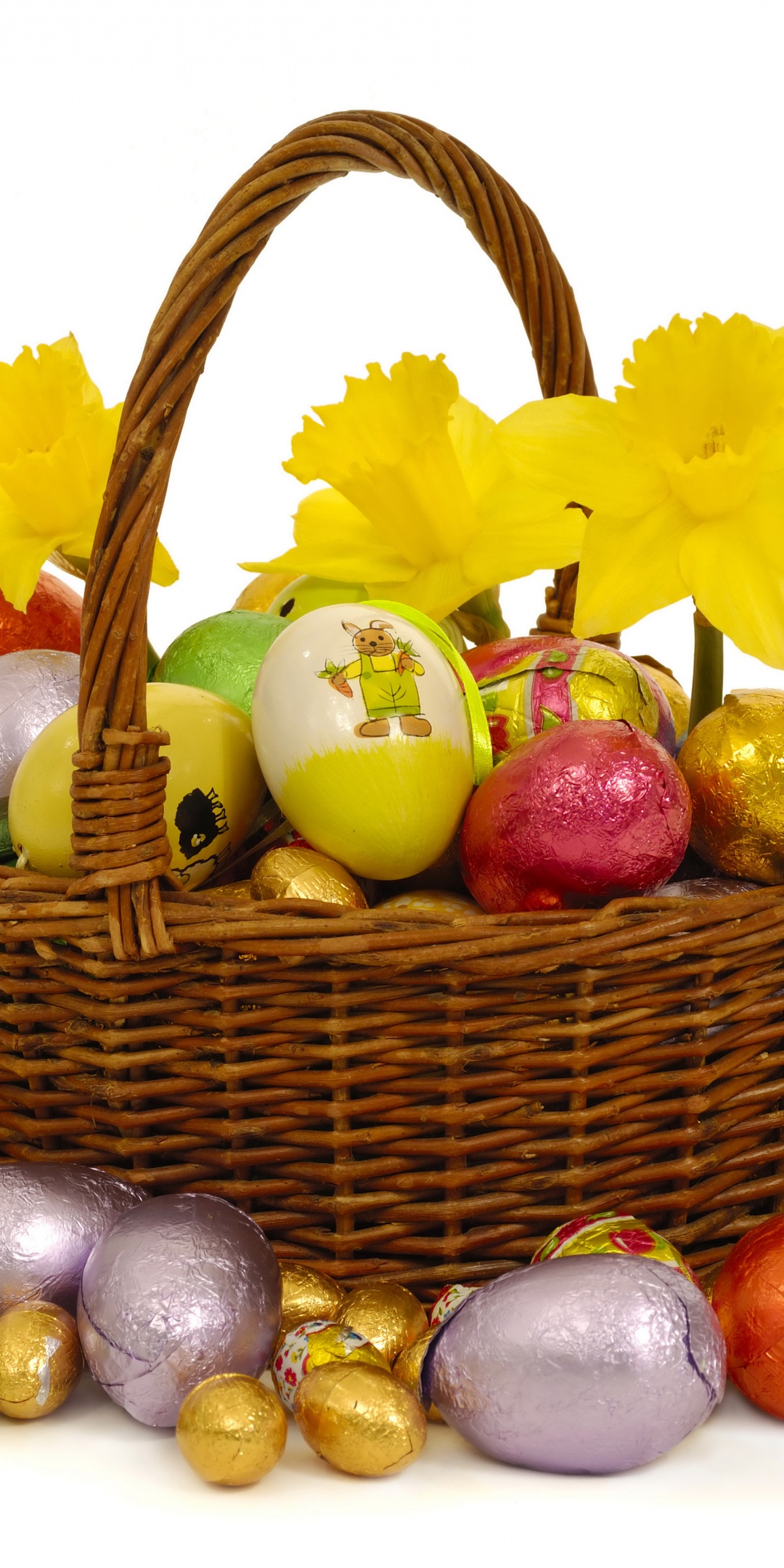 Basket With Easter Eggs