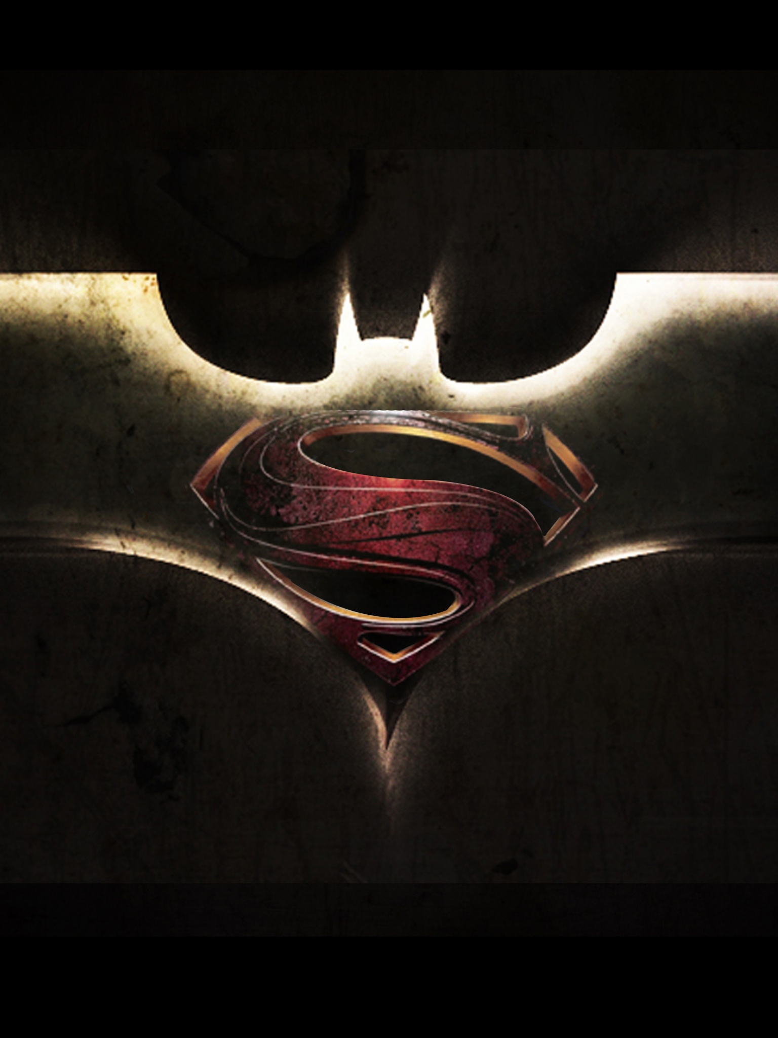 Batman And Superman Mix Logo