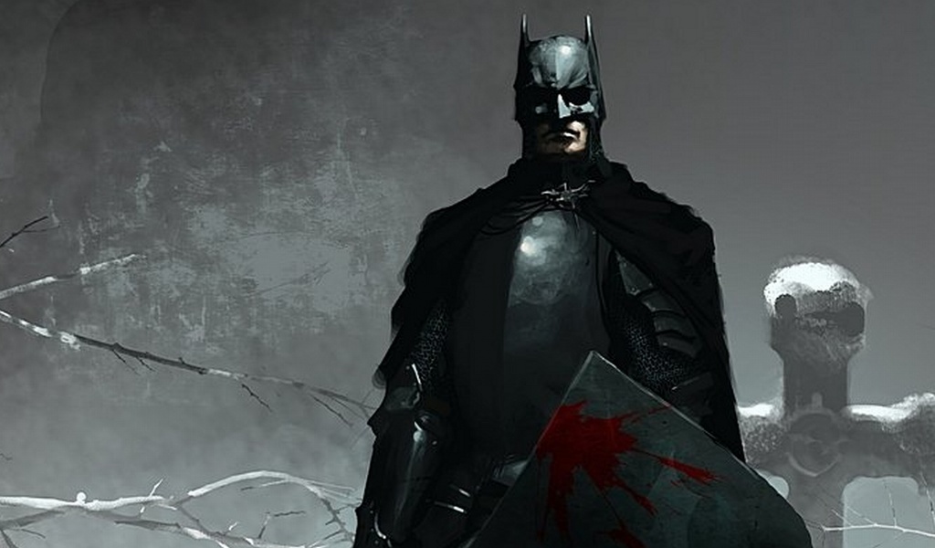 Batman In The Cemetery