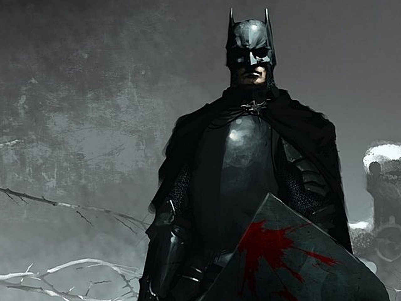 Batman In The Cemetery